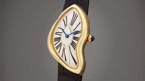 cartier melting clock watch